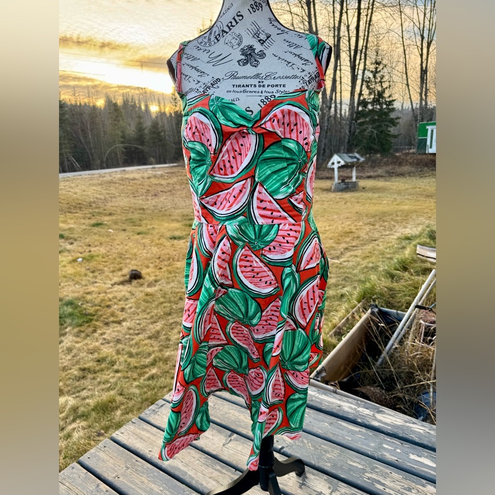 Hell Bunny Watermelon Print Midi Dress - Picture 4 of 17